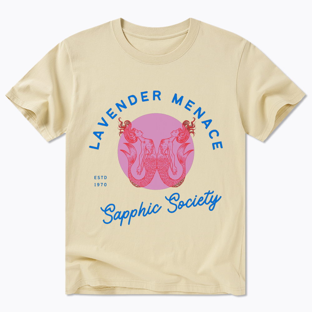 Lavender Menace Subtle Lesbian Classic T-Shirt