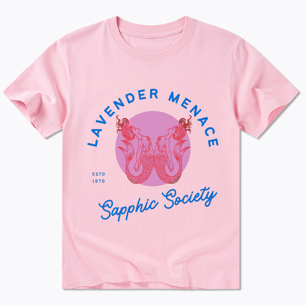 Lavender Menace Subtle Lesbian Classic T-Shirt