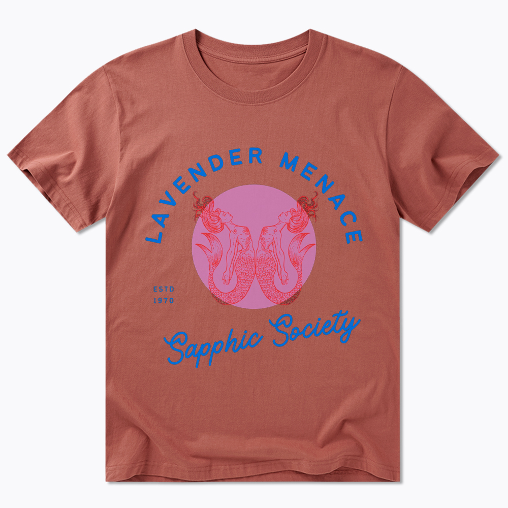 Lavender Menace Subtle Lesbian Classic T-Shirt