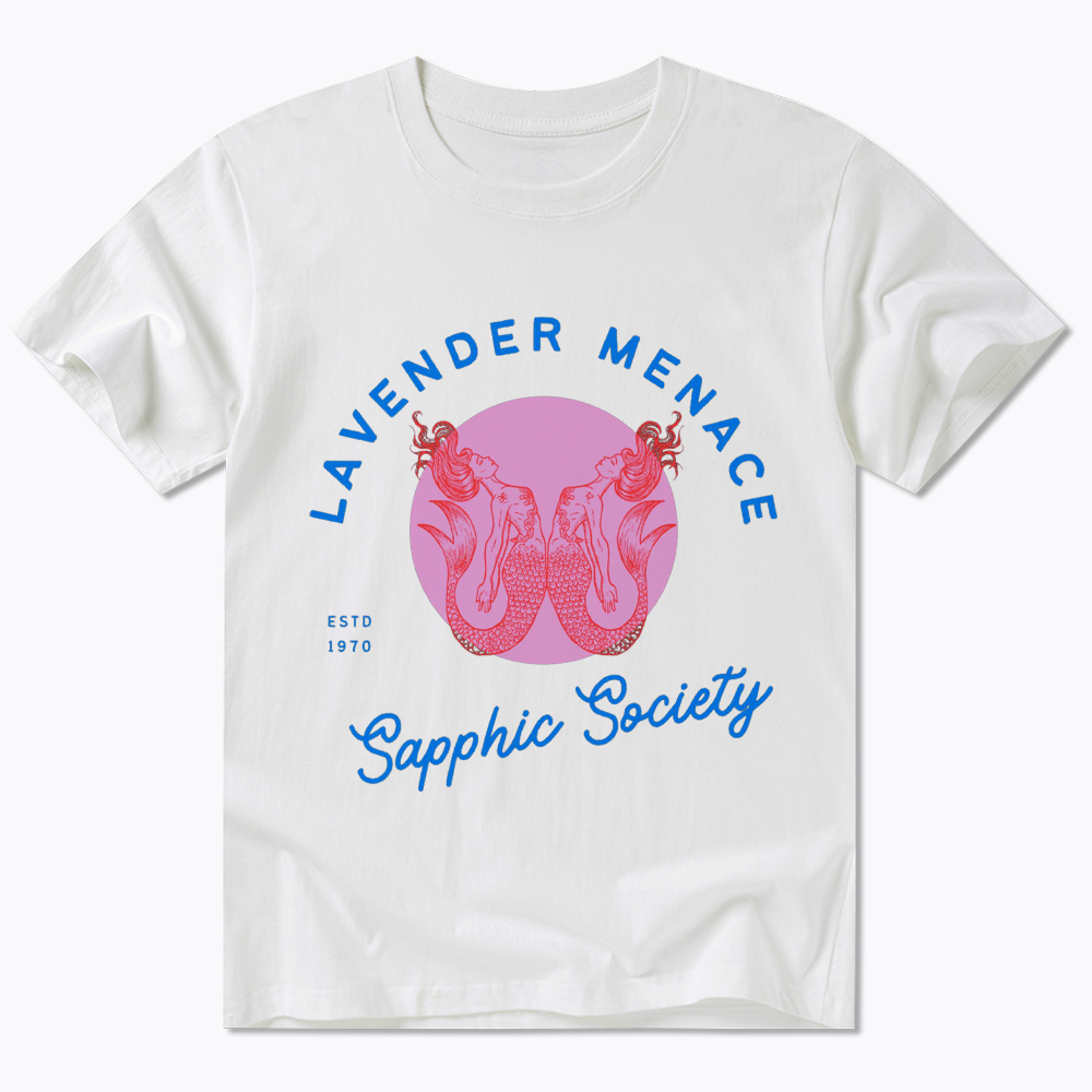 Lavender Menace Subtle Lesbian Classic T-Shirt