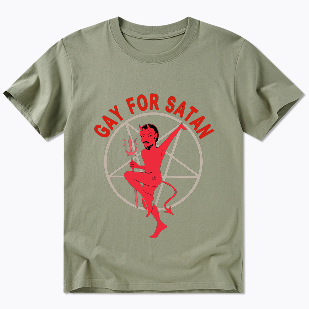 Gay For Satan Classic T-Shirt