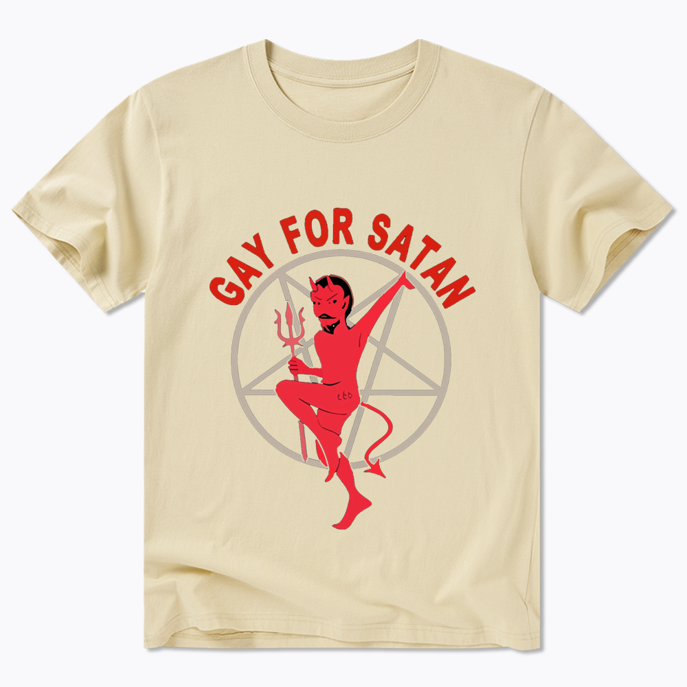 Gay For Satan Classic T-Shirt