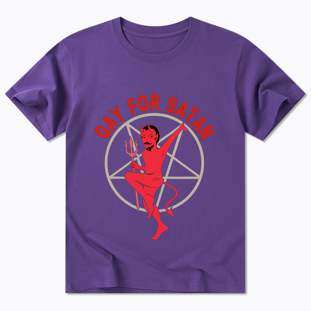 Gay For Satan Classic T-Shirt
