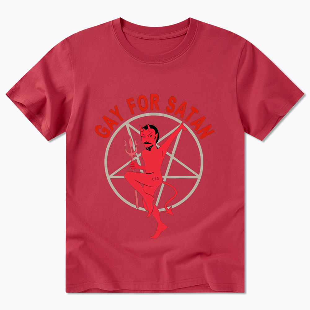 Gay For Satan Classic T-Shirt