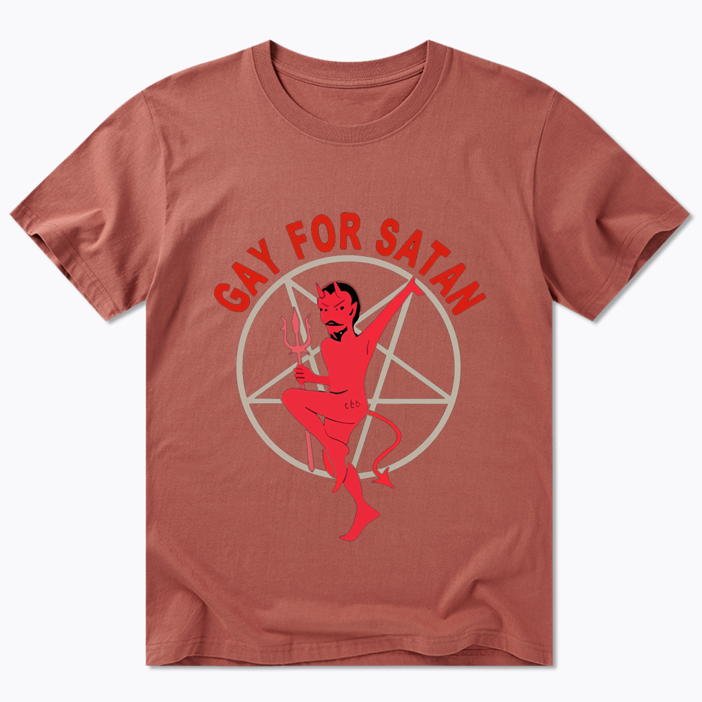 Gay For Satan Classic T-Shirt