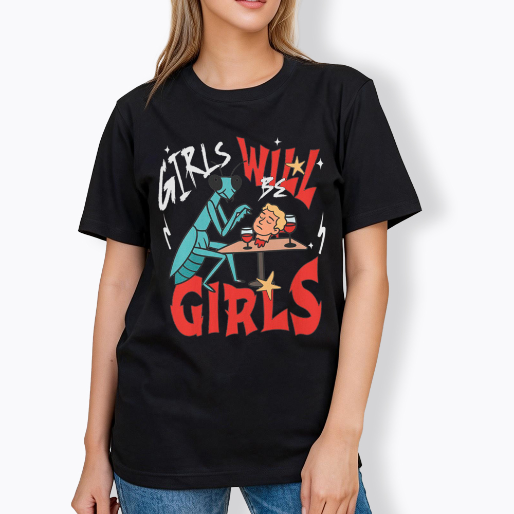Girls Will Be Girls Praying Mantis Classic T-Shirt