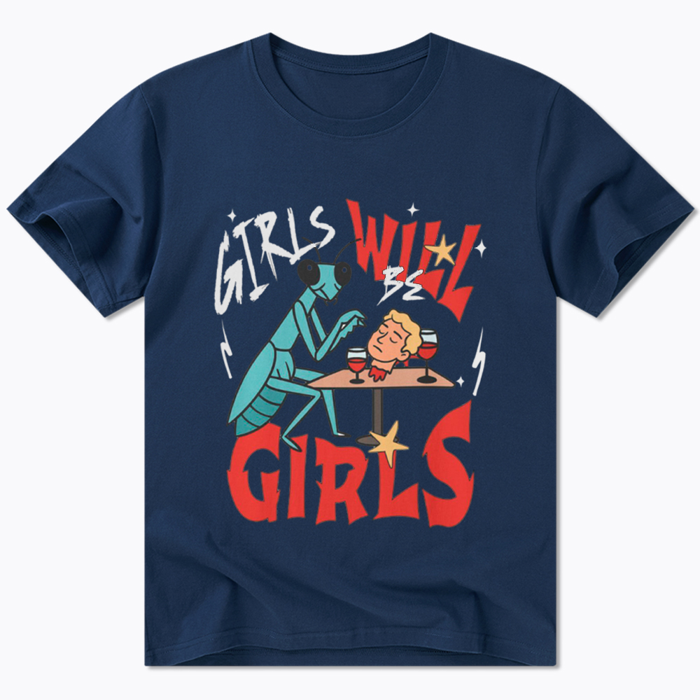 Girls Will Be Girls Praying Mantis Classic T-Shirt