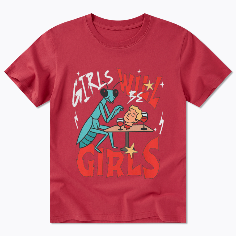 Girls Will Be Girls Praying Mantis Classic T-Shirt