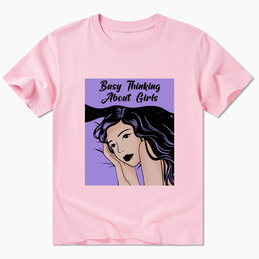 Busy Thinking About Girls Classic T-Shirt