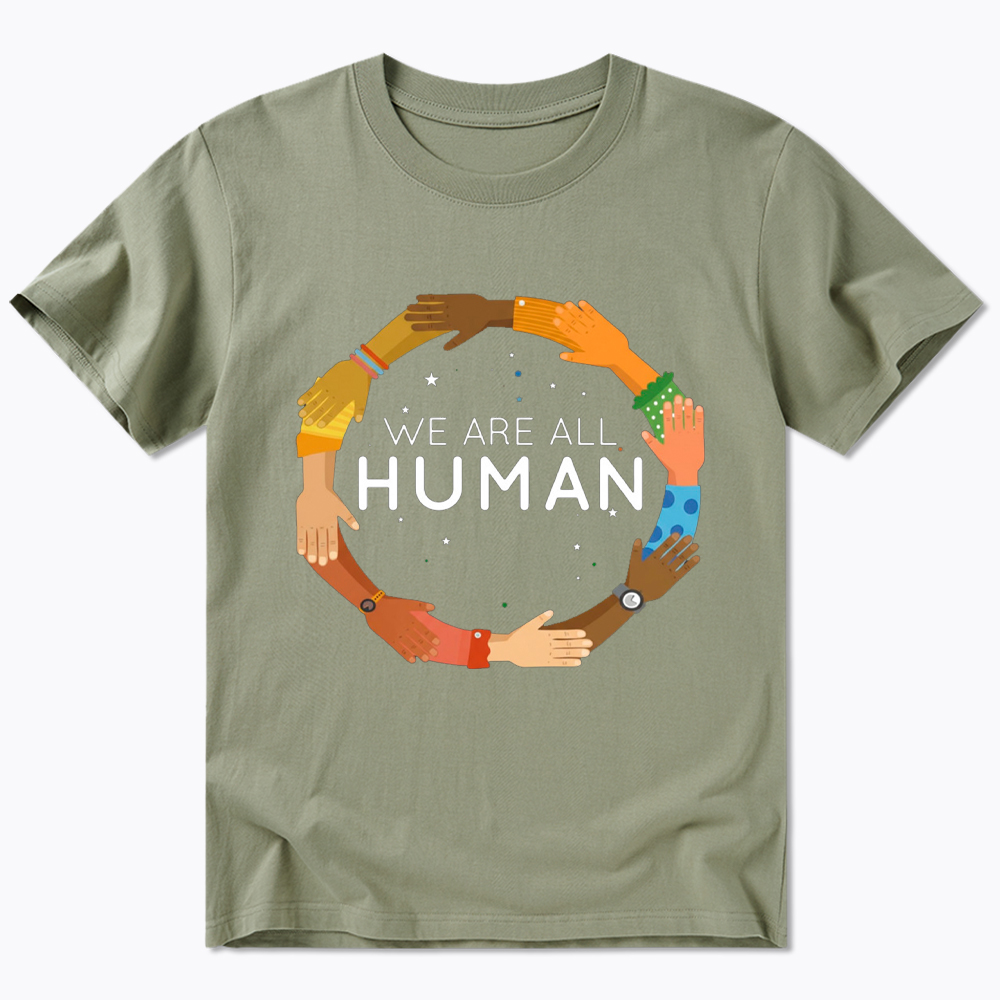 We Are All Human Racial Justice Human Equality Inclusion Classic T-Shirt