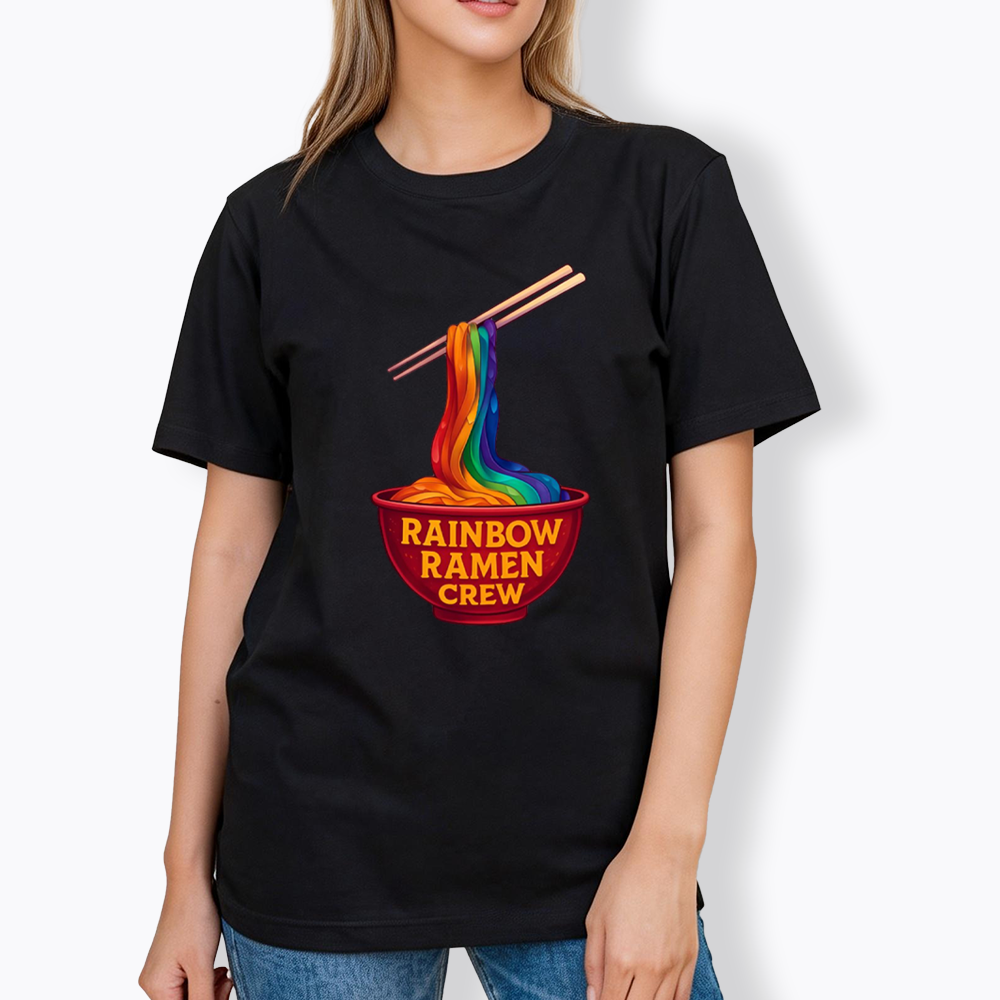 Rainbow Ramen Crew Classic T-Shirt