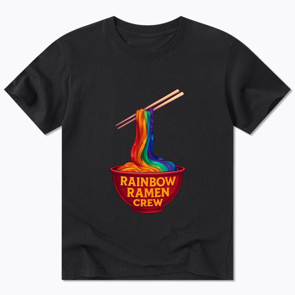 Rainbow Ramen Crew Classic T-Shirt