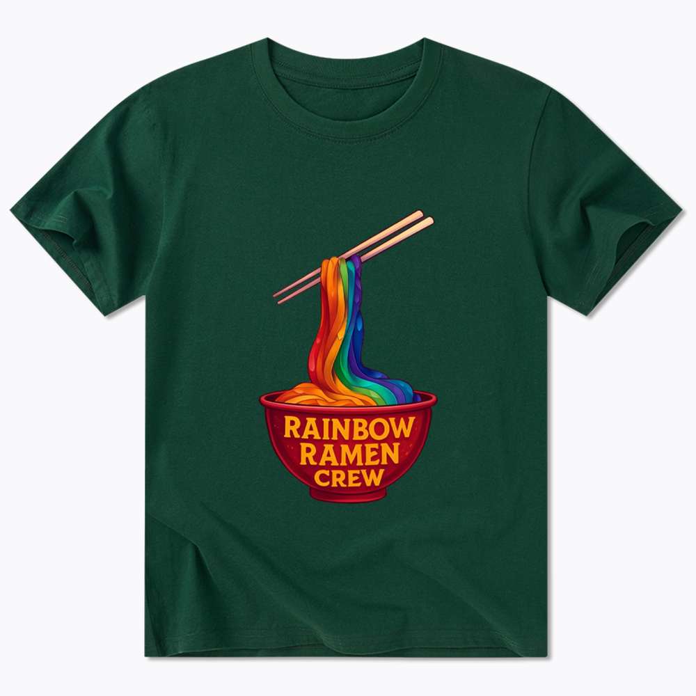 Rainbow Ramen Crew Classic T-Shirt