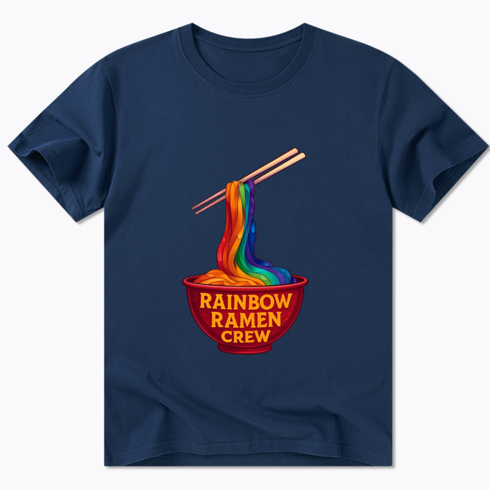 Rainbow Ramen Crew Classic T-Shirt