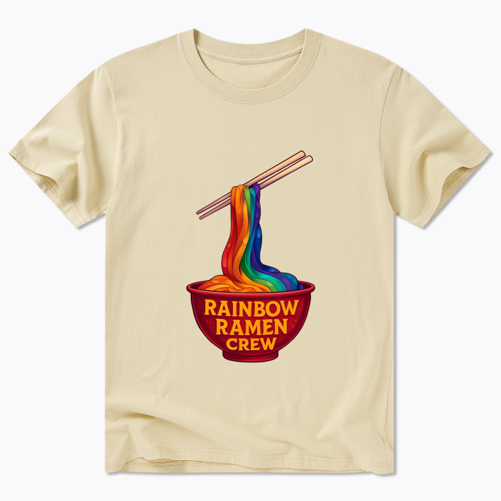 Rainbow Ramen Crew Classic T-Shirt