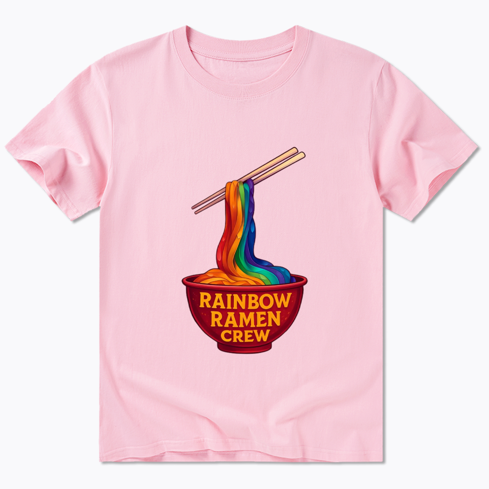 Rainbow Ramen Crew Classic T-Shirt