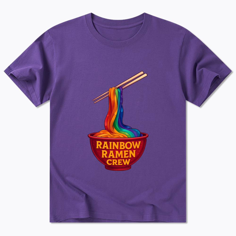 Rainbow Ramen Crew Classic T-Shirt