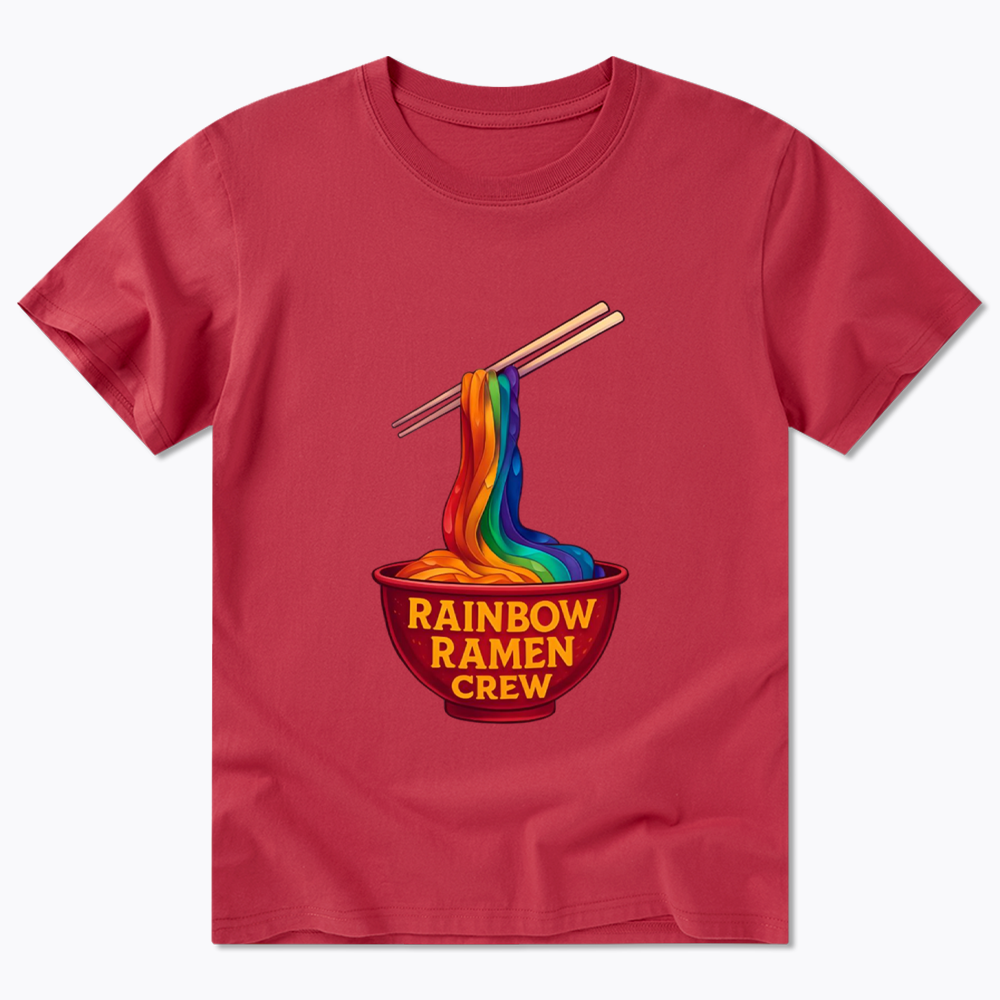 Rainbow Ramen Crew Classic T-Shirt