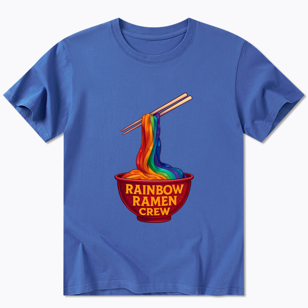 Rainbow Ramen Crew Classic T-Shirt