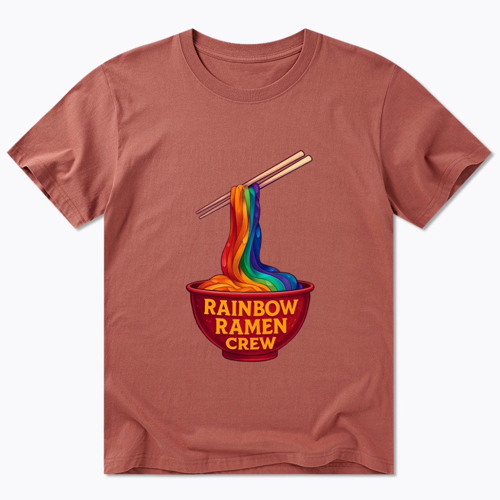Rainbow Ramen Crew Classic T-Shirt