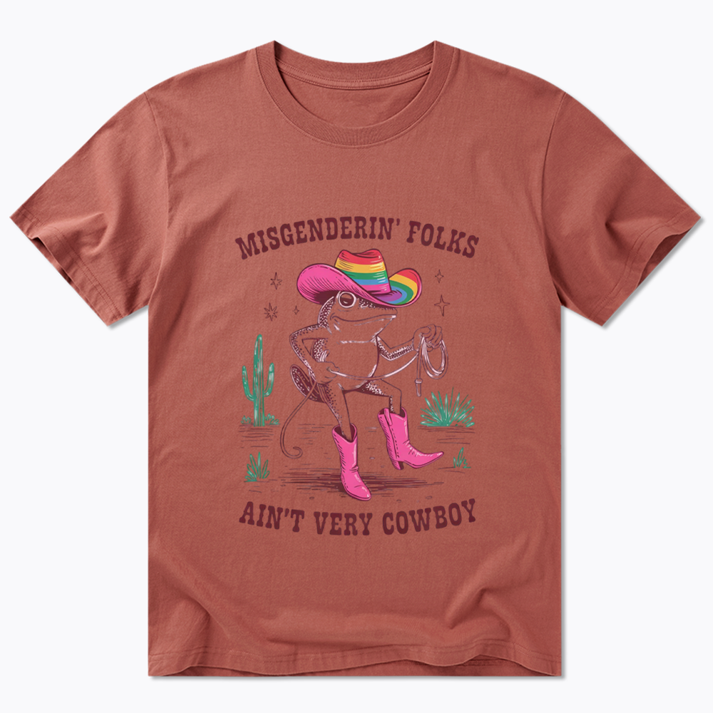 Misgenderin Folks Aint Very Cowboy Classic T-Shirt