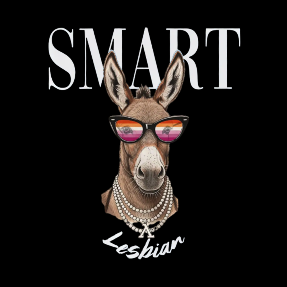 Smart Ass Lesbian Donkey Classic T-Shirt