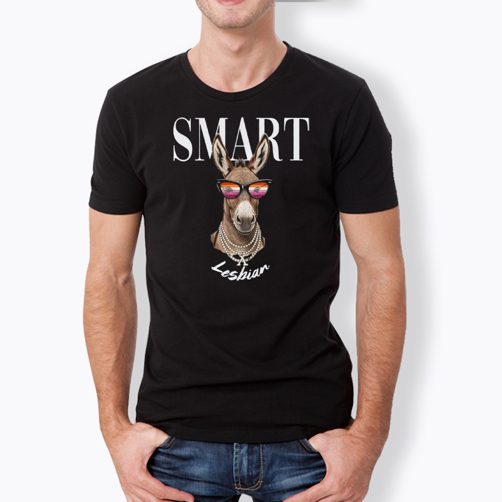 Smart Ass Lesbian Donkey Classic T-Shirt