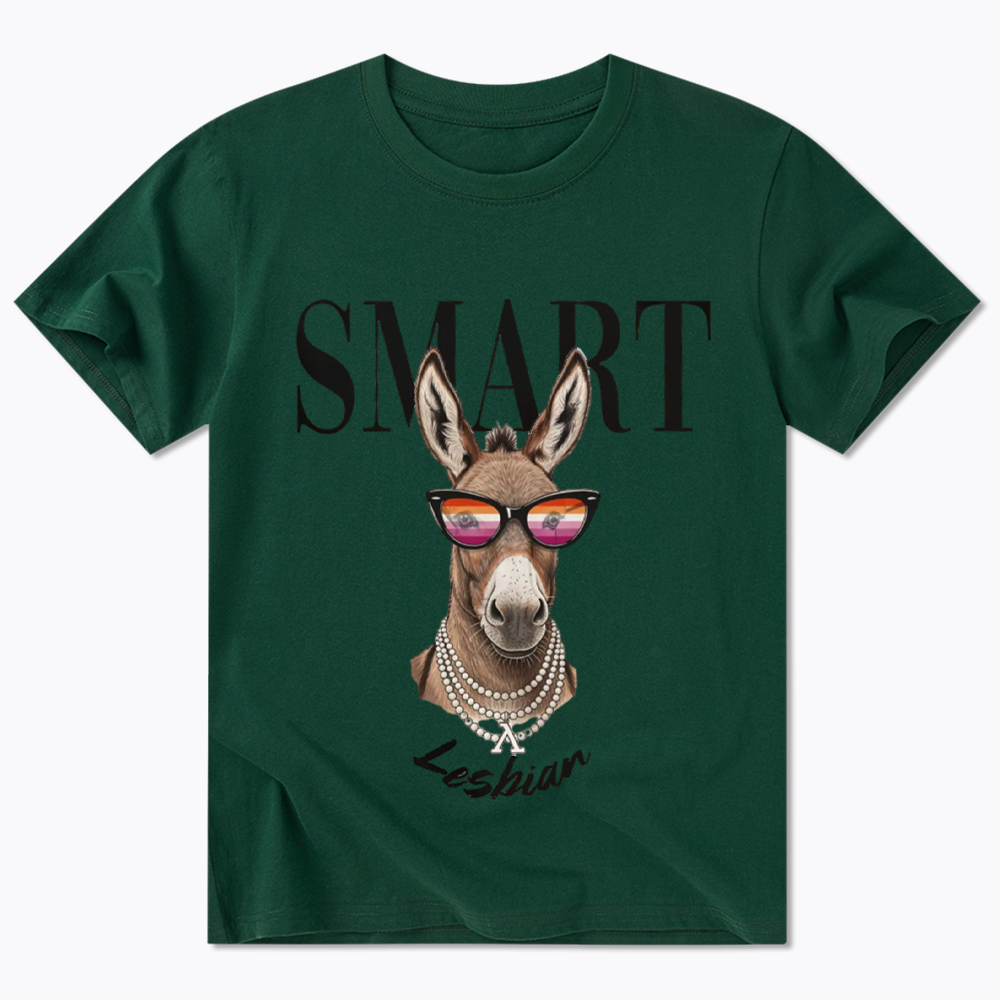 Smart Ass Lesbian Donkey Classic T-Shirt