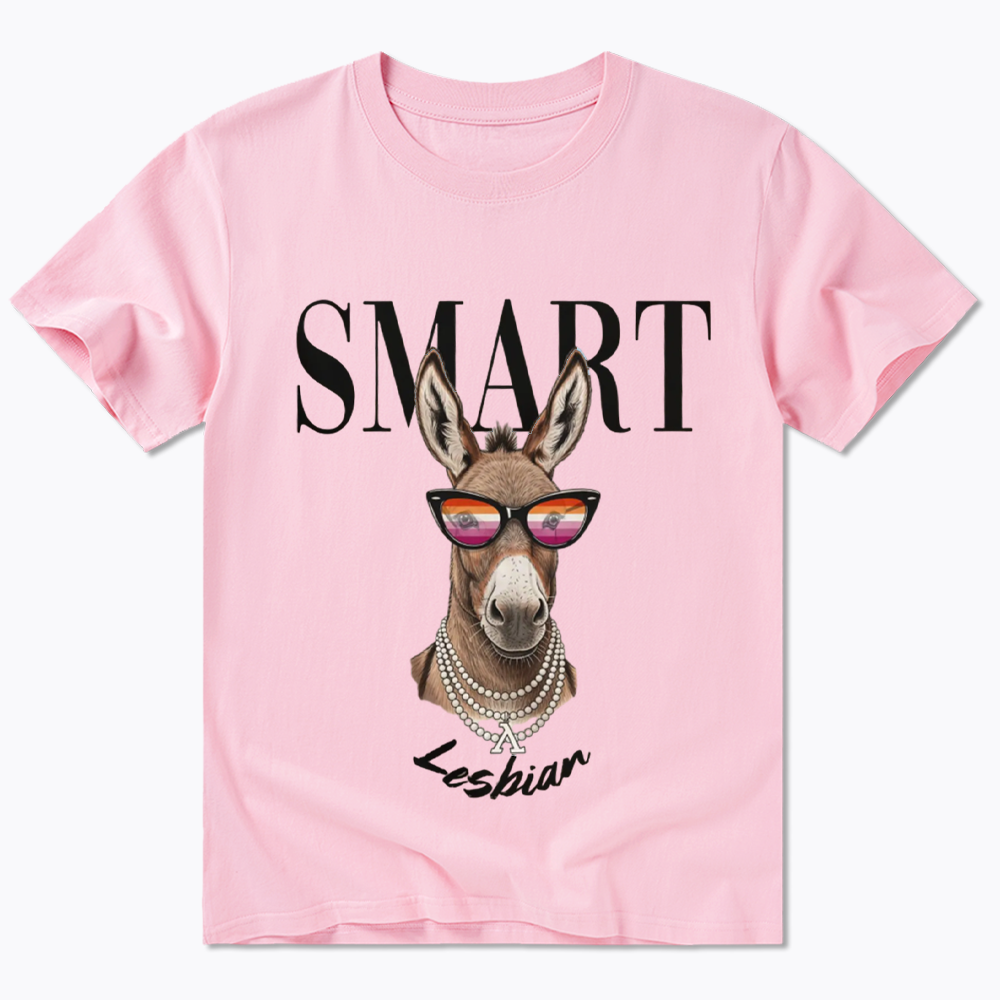 Smart Ass Lesbian Donkey Classic T-Shirt