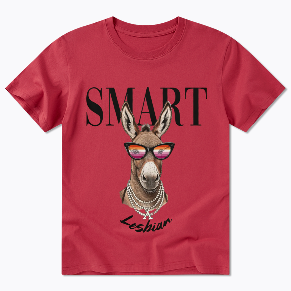 Smart Ass Lesbian Donkey Classic T-Shirt
