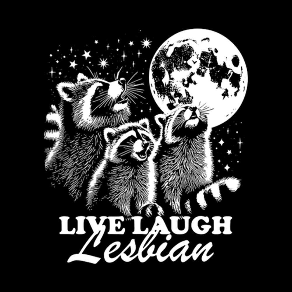 Live Laugh Lesbian Off Shoulder T-shirt