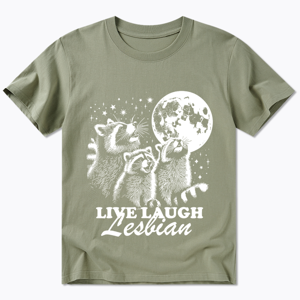 Live Laugh Lesbian Classic T-Shirt