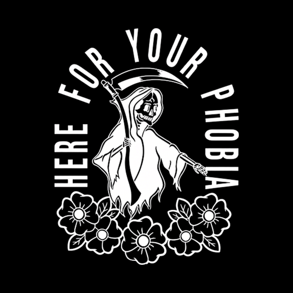 Here For Your Phobia V-Neck Classic T-Shirt