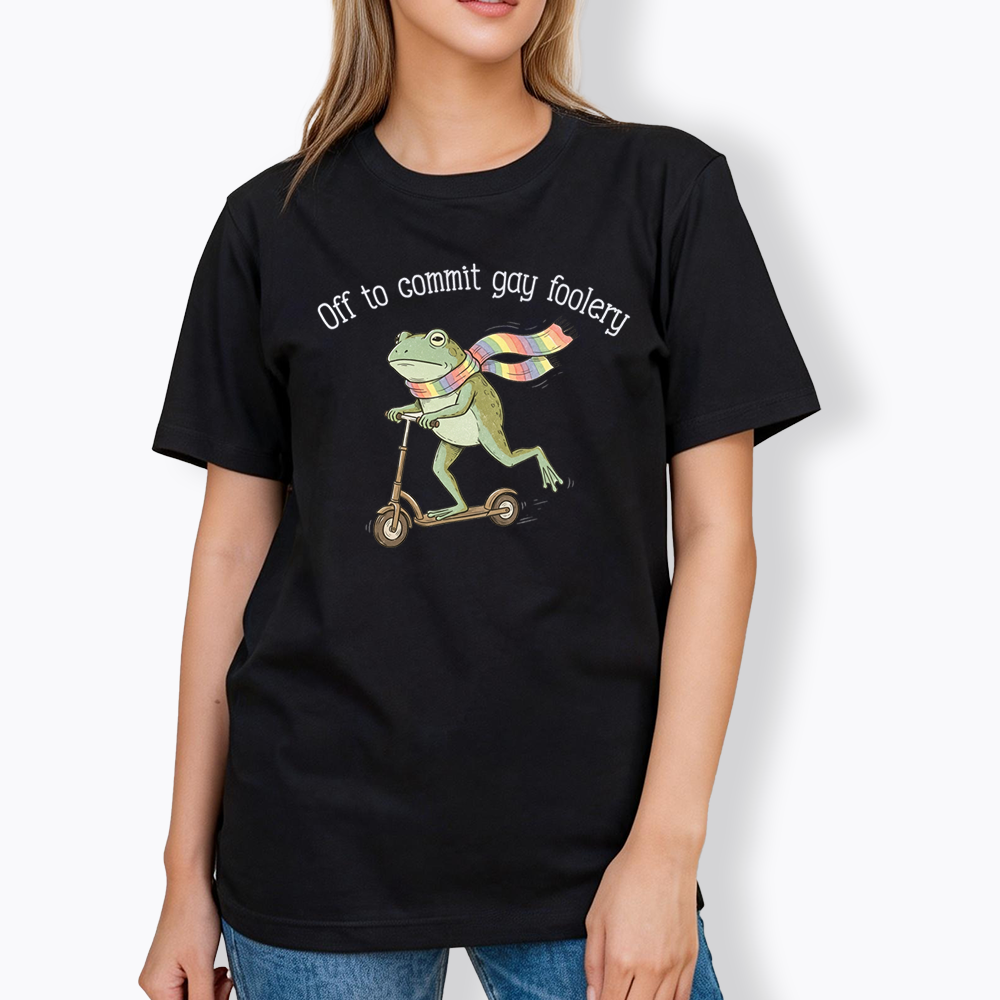 Off To Commit Gay Foolery Classic T-Shirt