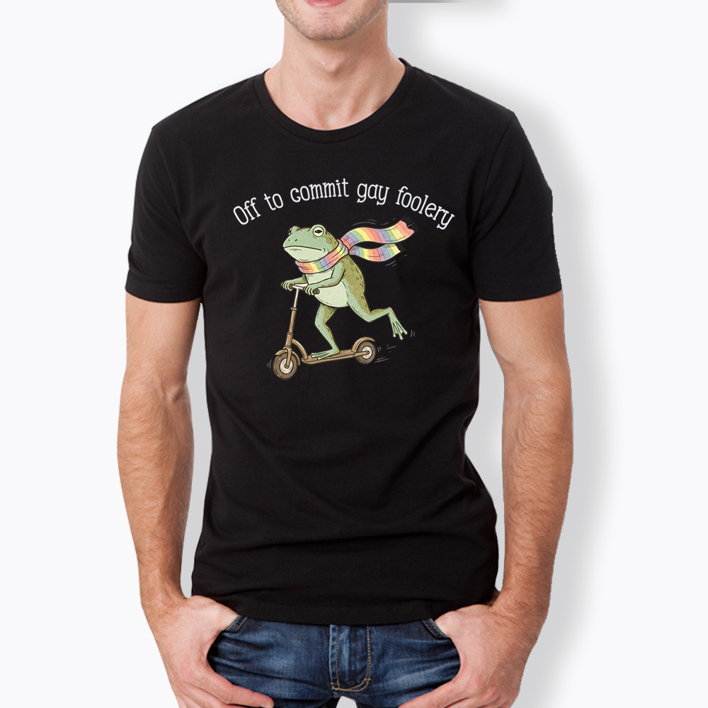 Off To Commit Gay Foolery Classic T-Shirt