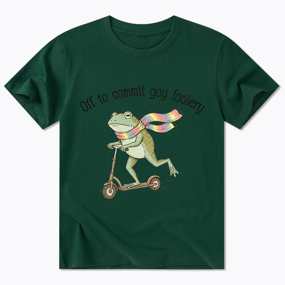 Off To Commit Gay Foolery Classic T-Shirt