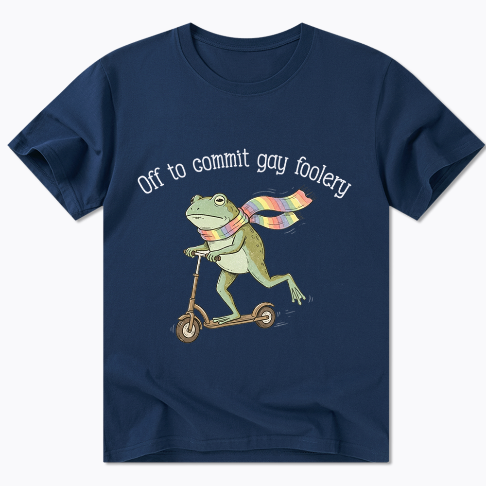 Off To Commit Gay Foolery Classic T-Shirt