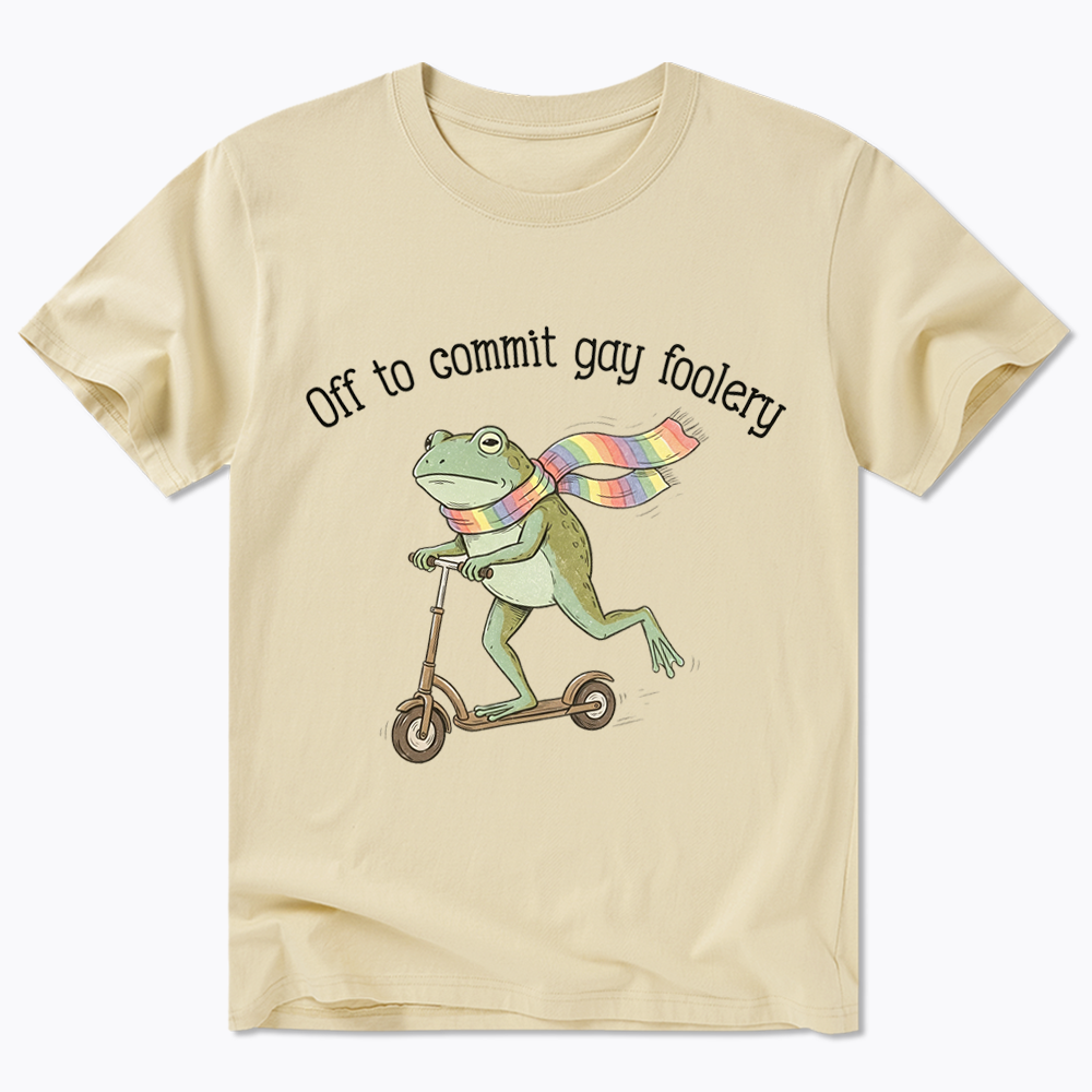 Off To Commit Gay Foolery Classic T-Shirt