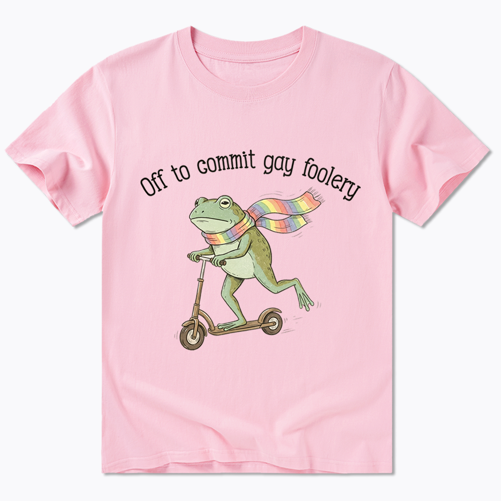 Off To Commit Gay Foolery Classic T-Shirt