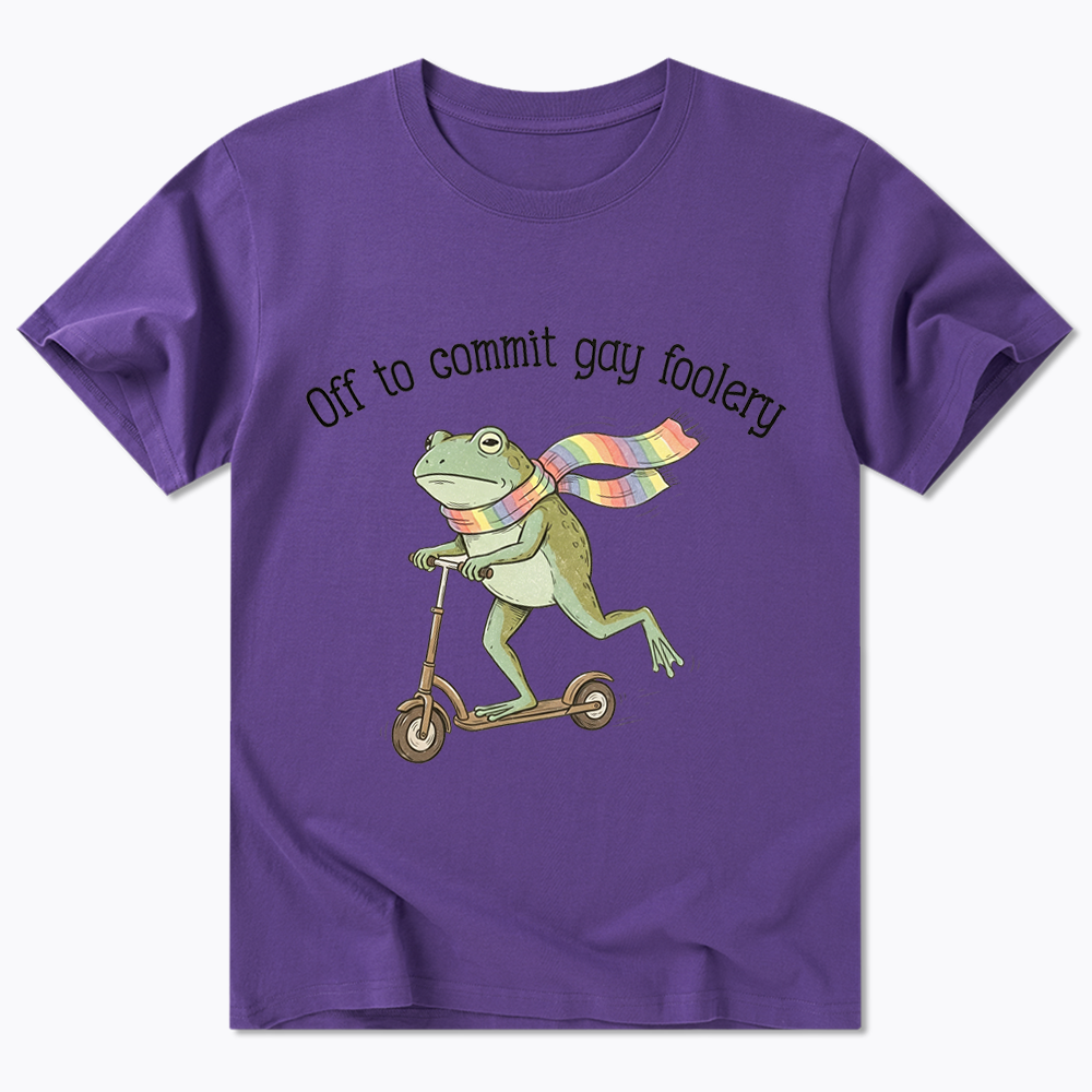 Off To Commit Gay Foolery Classic T-Shirt
