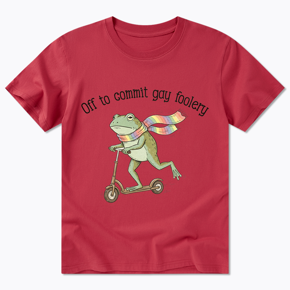 Off To Commit Gay Foolery Classic T-Shirt