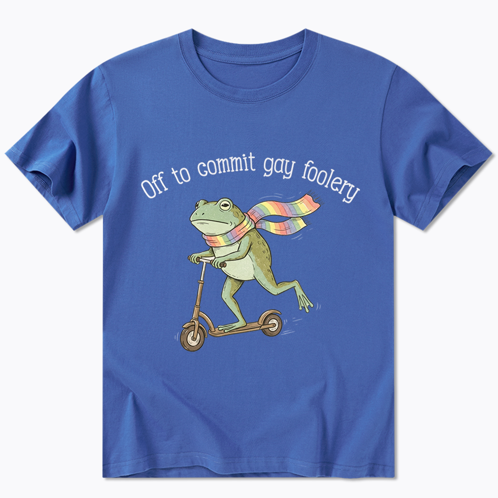 Off To Commit Gay Foolery Classic T-Shirt