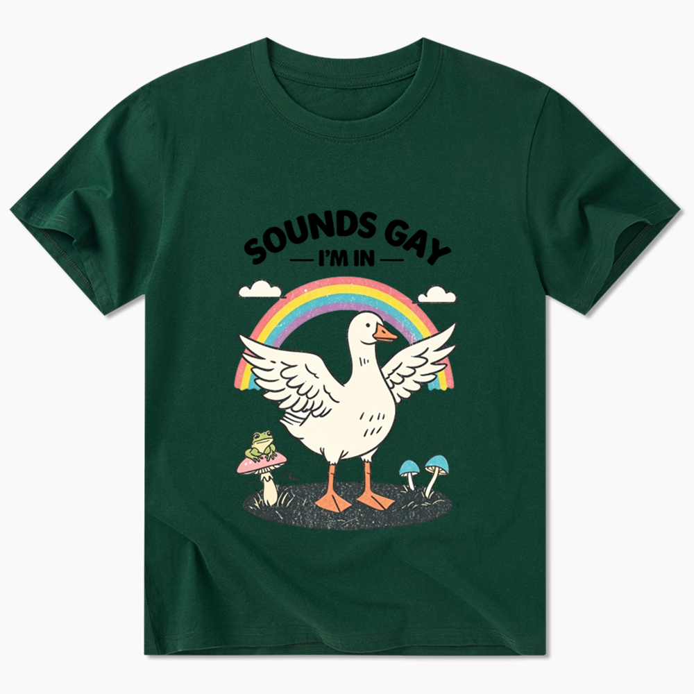 Silly Goose Sounds Gay I'm In Rainbow Classic T-Shirt