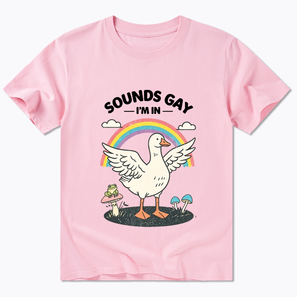 Silly Goose Sounds Gay I'm In Rainbow Classic T-Shirt