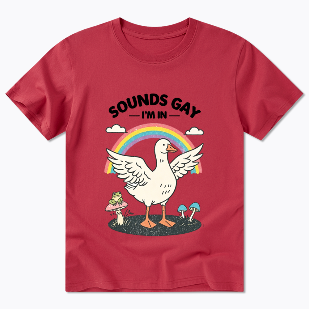 Silly Goose Sounds Gay I'm In Rainbow Classic T-Shirt