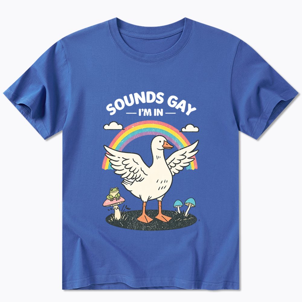 Silly Goose Sounds Gay I'm In Rainbow Classic T-Shirt