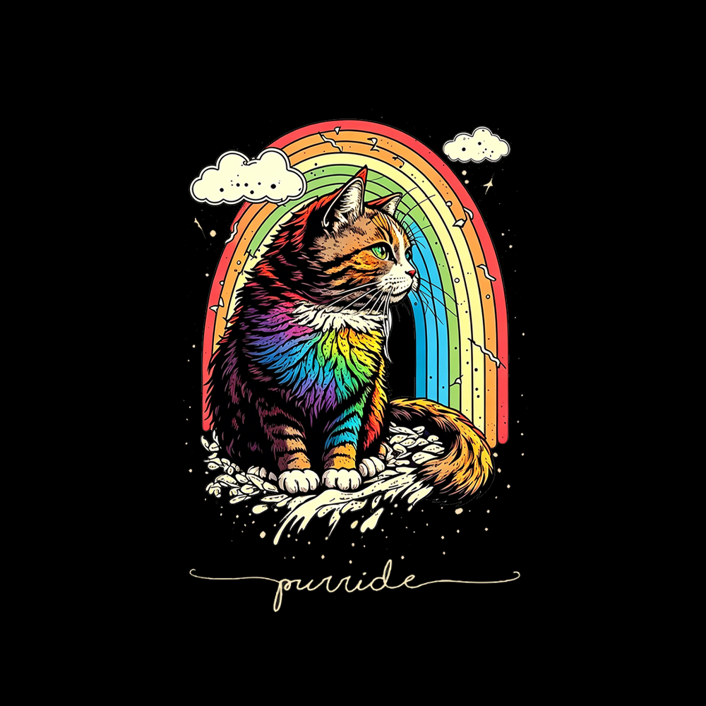 Cat Rainbow Classic T-Shirt