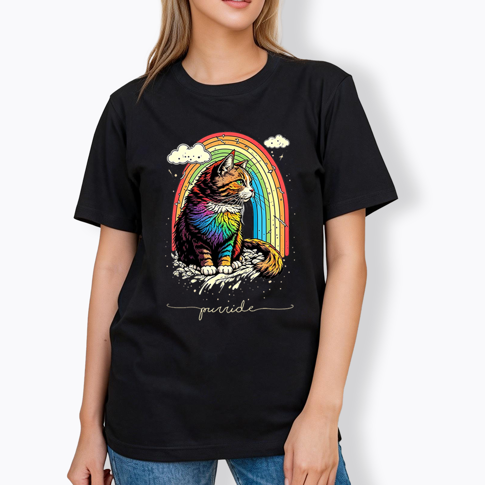 Cat Rainbow Classic T-Shirt