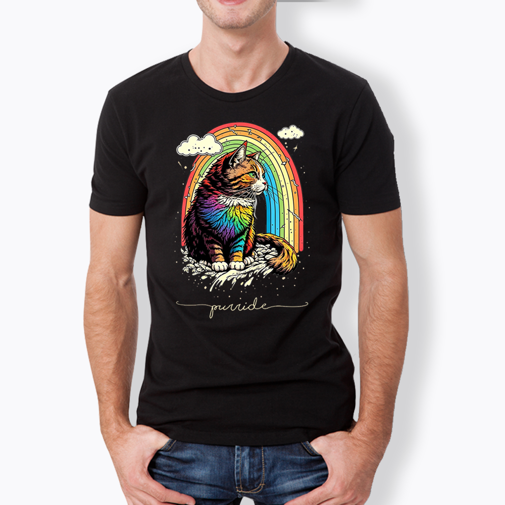 Cat Rainbow Classic T-Shirt