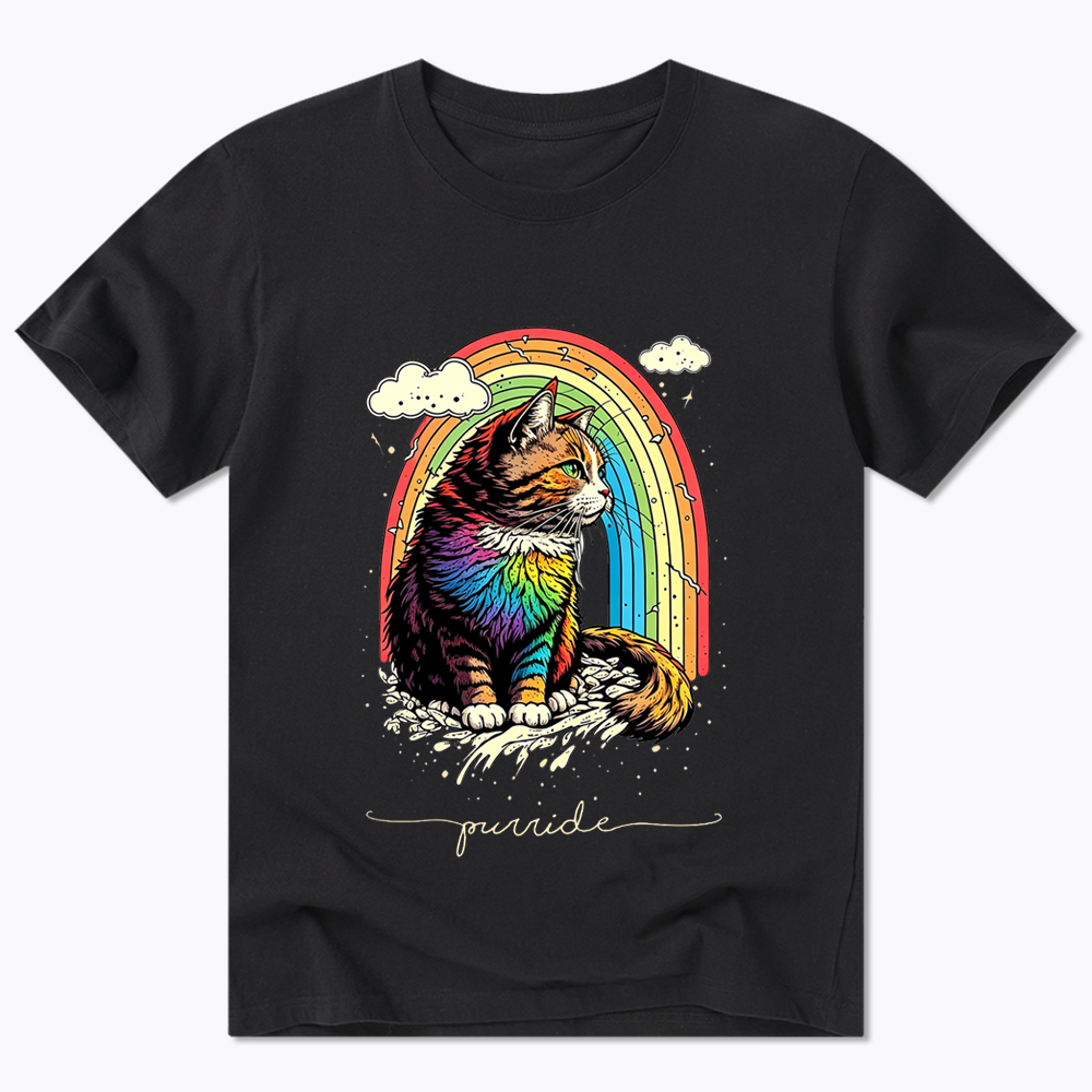 Cat Rainbow Classic T-Shirt